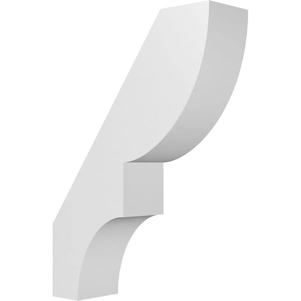 Ekena Millwork 3-in. W x 10-in. D x 14-in. H Ridgewood Architectural Grade PVC Knee Brace BRCP03X10X14RID - main
